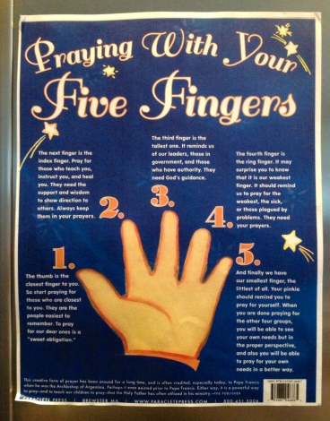 Five Finger Prayer